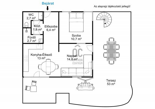 Eladó téglalakás, Diósdon 94.9 M Ft, 2 szobás