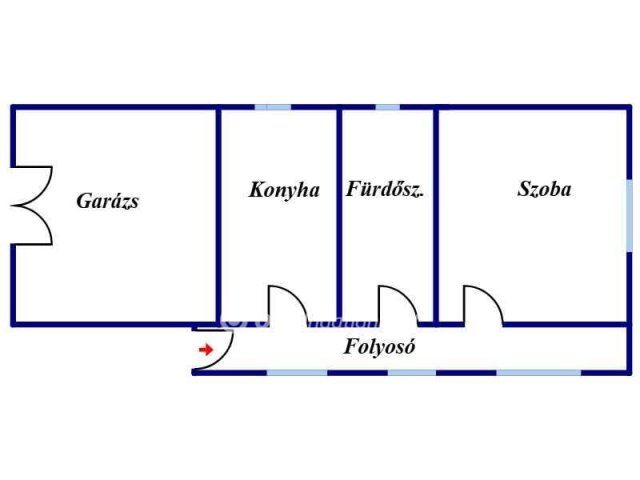 Eladó családi ház, Biharkeresztesen 15 M Ft, 1 szobás