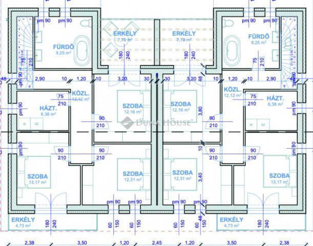 Eladó ikerház, Budapesten, XVIII. kerületben 145 M Ft, 5 szobás