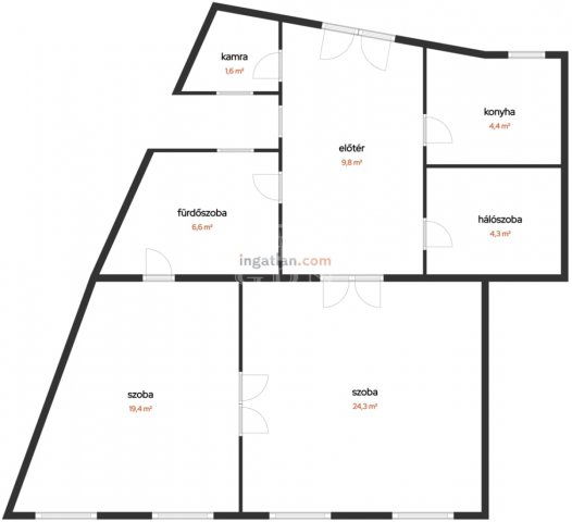 Eladó téglalakás, Budapesten, VII. kerületben 75 M Ft