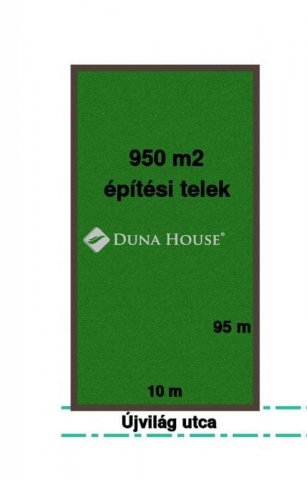 Eladó telek, Gyálon, Újvilág utcában 13 M Ft