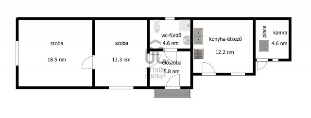 Eladó családi ház, Kisvárdán 25.9 M Ft, 2 szobás