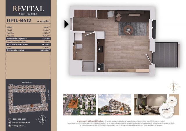 Eladó téglalakás, Budapesten, XI. kerületben, Fehérvári úton