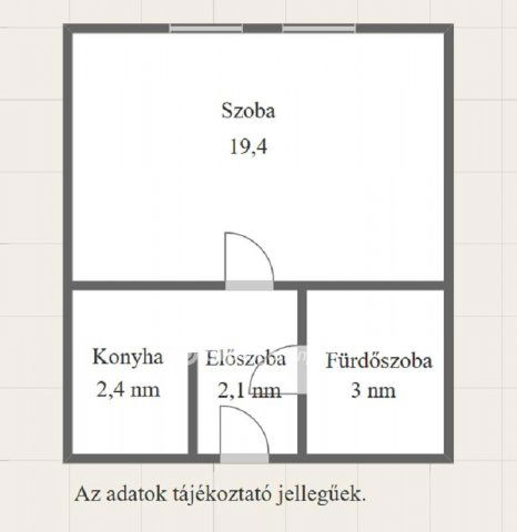 Eladó panellakás, Dombóváron 19.9 M Ft, 1 szobás