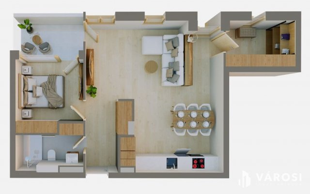 Eladó téglalakás, Debrecenben 84.895 M Ft, 2 szobás