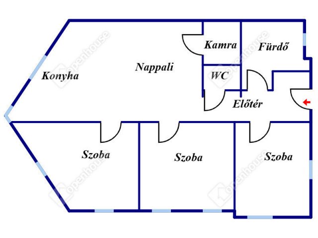 Eladó téglalakás, Hajdúböszörményen 67 M Ft, 4 szobás