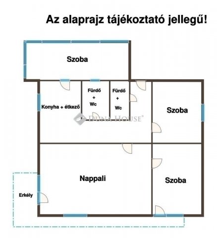 Eladó téglalakás, Budapesten, XIX. kerületben 85 M Ft, 4 szobás