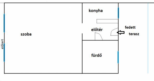 Eladó téglalakás, Budapesten, XV. kerületben, Apolló utcában