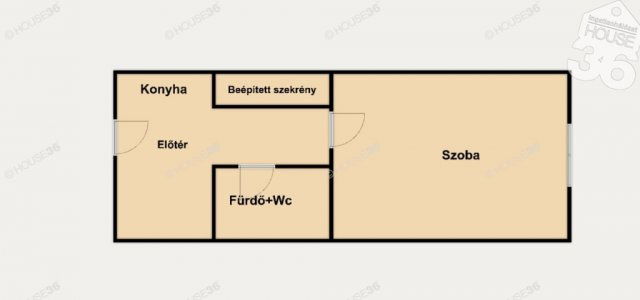 Eladó panellakás, Kecskeméten 24.7 M Ft, 1 szobás