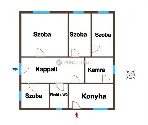 Eladó családi ház, Kiskunfélegyházán 32.9 M Ft, 5 szobás