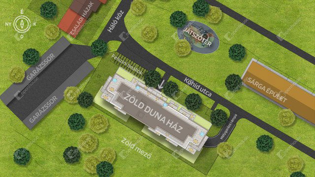 Eladó téglalakás, Vácon 74.9 M Ft, 2 szobás