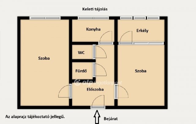 Eladó panellakás, Budapesten, III. kerületben 62.9 M Ft, 2 szobás