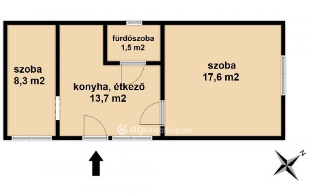 Eladó családi ház, Ajkán 14.9 M Ft, 2 szobás