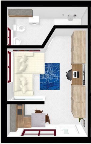 Eladó téglalakás, Kismaroson 33 M Ft, 1 szobás