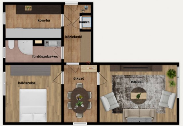 Eladó téglalakás, Székesfehérvárott 59.9 M Ft, 2 szobás