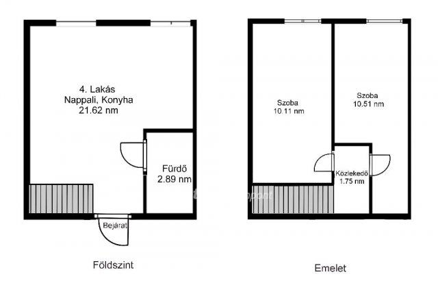 Eladó téglalakás, Budapesten, VI. kerületben 52.5 M Ft, 2 szobás