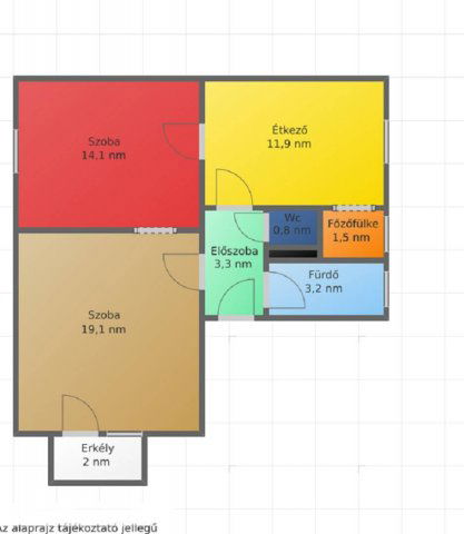 Eladó téglalakás, Salgótarjánban 17.99 M Ft, 2 szobás