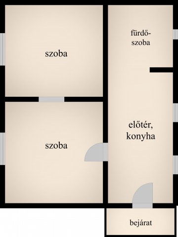 Eladó családi ház, Becskén 16.9 M Ft, 2 szobás