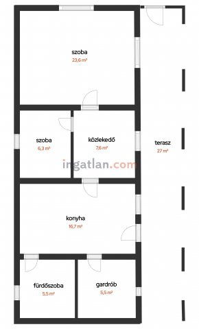 Eladó családi ház, Törökszentmiklóson 17.5 M Ft, 1+1 szobás