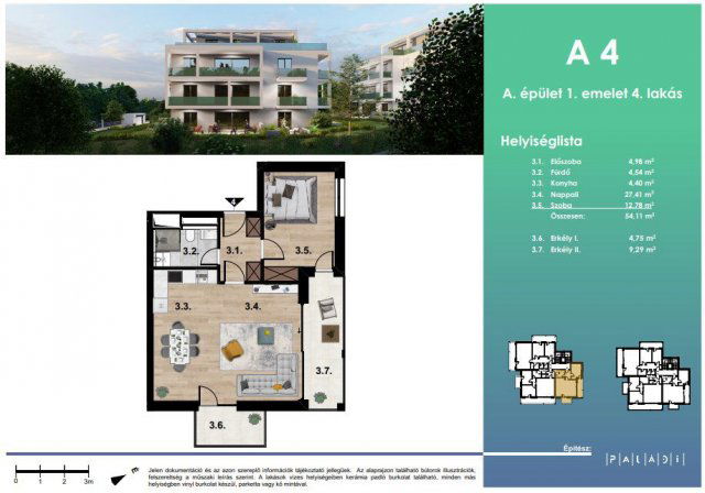 Eladó téglalakás, Budapesten, XI. kerületben 119.85 M Ft