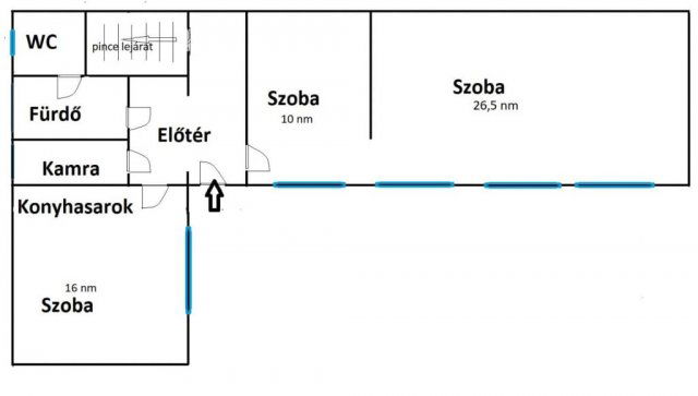 Eladó családi ház, Budapesten, XV. kerületben 68 M Ft