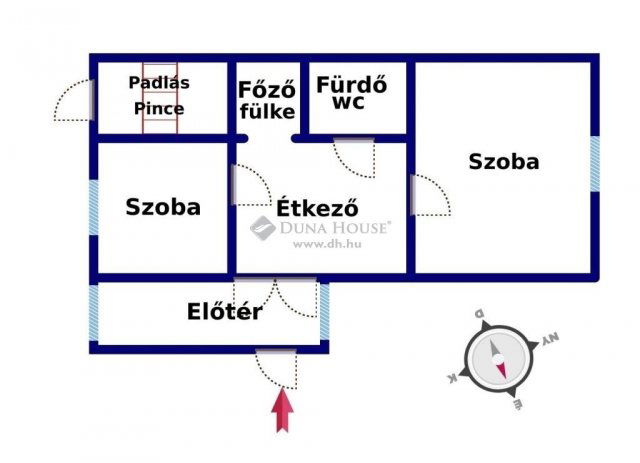 Eladó családi ház, Fülén 42.99 M Ft, 2 szobás