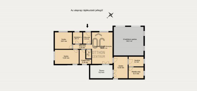 Eladó családi ház, Abában 80.9 M Ft, 4 szobás