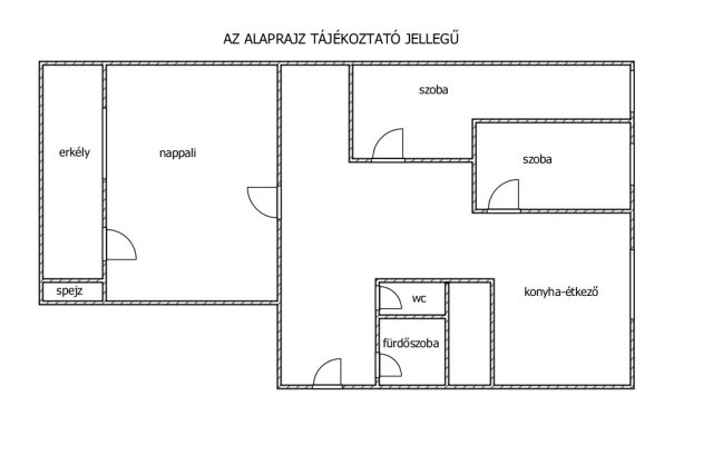 Eladó panellakás, Százhalombattán 62 M Ft, 2+1 szobás