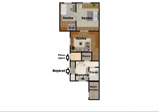 Eladó családi ház, Esztergomban 54.9 M Ft, 3 szobás