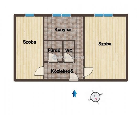 Kiadó panellakás, albérlet, Kecskeméten 140 E Ft / hó, 2 szobás