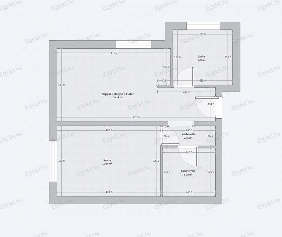 Eladó téglalakás, Budapesten, XXIII. kerületben 60.9 M Ft