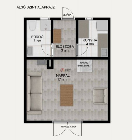 Eladó nyaraló, Pákozdon 16.9 M Ft, 2 szobás