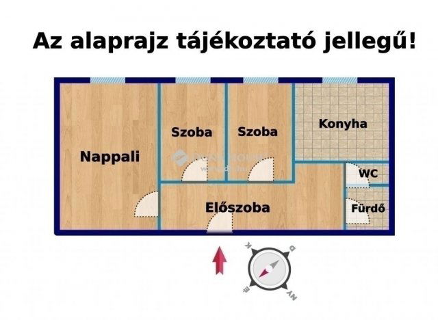 Eladó panellakás, Budapesten, XIX. kerületben 56 M Ft, 1+2 szobás