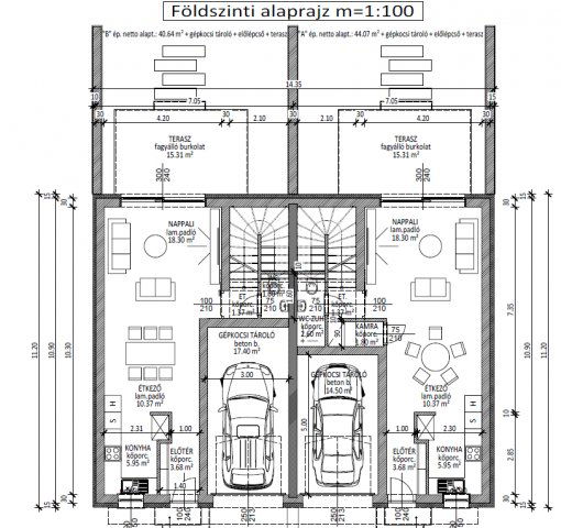 Eladó sorház, Kecskeméten 96.5 M Ft, 3 szobás