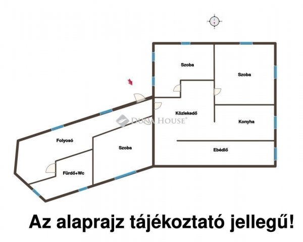 Eladó családi ház, Jászárokszálláson 20.99 M Ft, 3 szobás