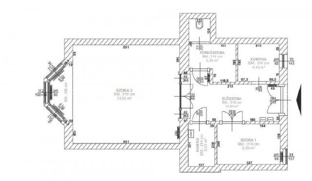 Eladó téglalakás, Budapesten, V. kerületben 139.563 M Ft
