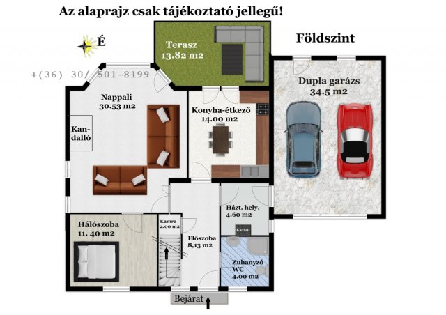 Eladó családi ház, Debrecenben 129.9 M Ft, 5 szobás