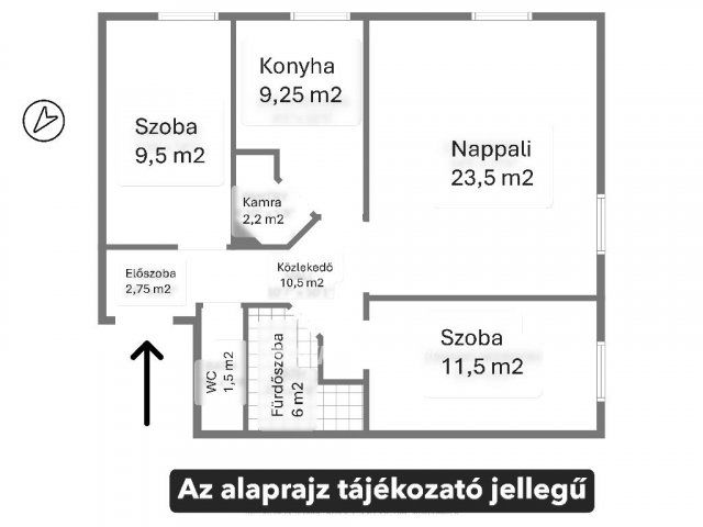 Eladó téglalakás, Győrött 81.5 M Ft, 3 szobás