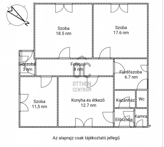 Eladó családi ház, Szarvason 60 M Ft, 3 szobás
