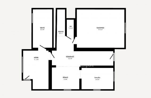 Eladó családi ház, Tuzséren 16 M Ft, 3+1 szobás
