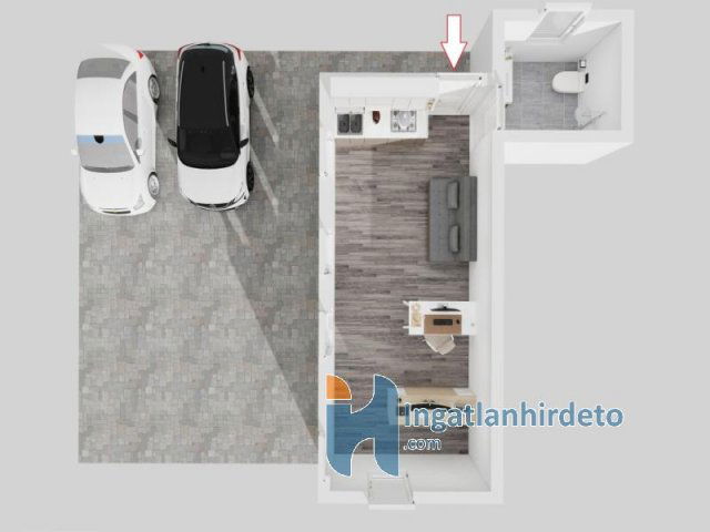 Eladó téglalakás, Telkin 54.7 M Ft, 1 szobás