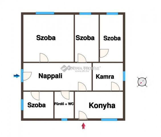 Eladó családi ház, Kiskunfélegyházán 17.5 M Ft, 3 szobás