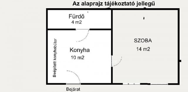Eladó téglalakás, Budapesten, VIII. kerületben 45 M Ft, 1 szobás