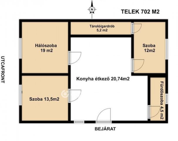 Eladó családi ház, Halásztelken 69.9 M Ft, 3+1 szobás
