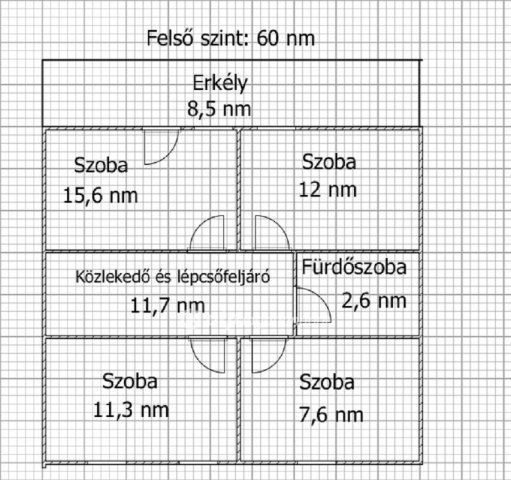 Eladó téglalakás, Ajkán 54.9 M Ft, 4+1 szobás