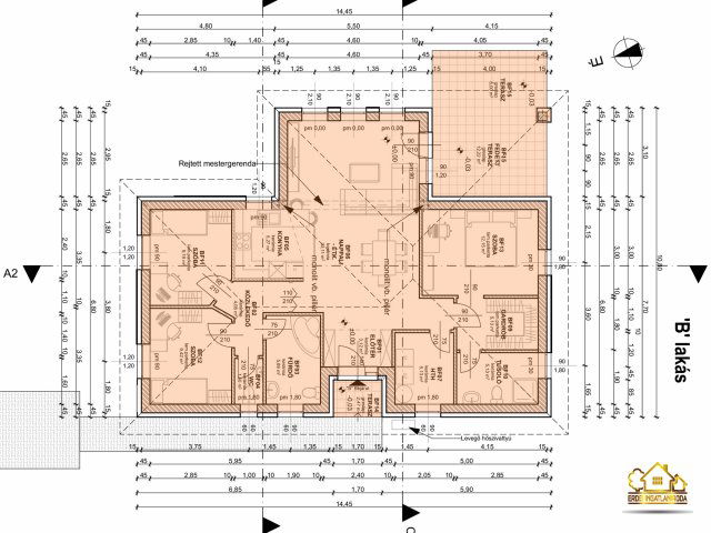 Eladó családi ház, Kiskunlacházán 89.9 M Ft, 4+1 szobás