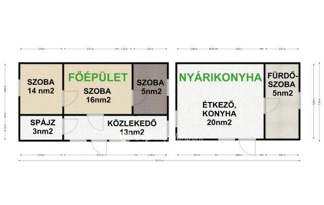 Eladó családi ház, Derecskén 10 M Ft, 2+1 szobás