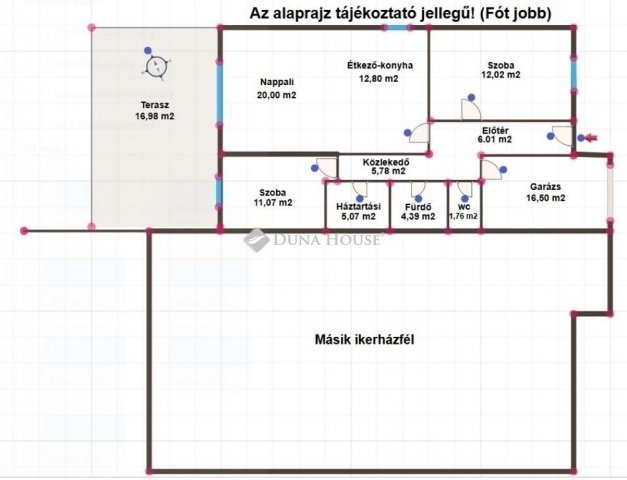 Eladó ikerház, Fóton 135 M Ft, 2+1 szobás / költözzbe.hu