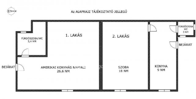 Eladó téglalakás, Budapesten, VI. kerületben 87 M Ft, 2+1 szobás