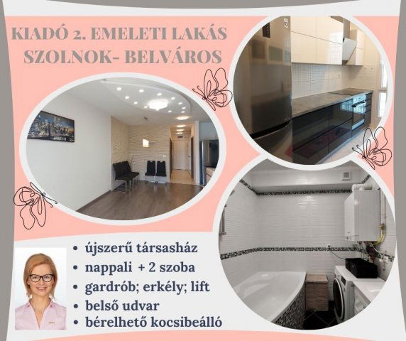 Kiadó téglalakás, albérlet, Szolnokon 180 E Ft / hó, 3 szobás